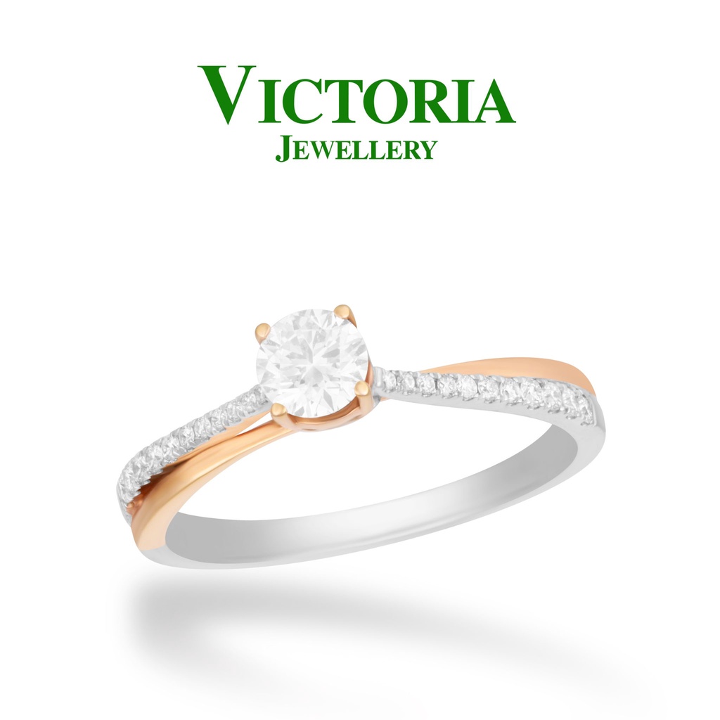 Cincin Berlian GIA Sertifikat VFLR811064 Victoria Jewellery
