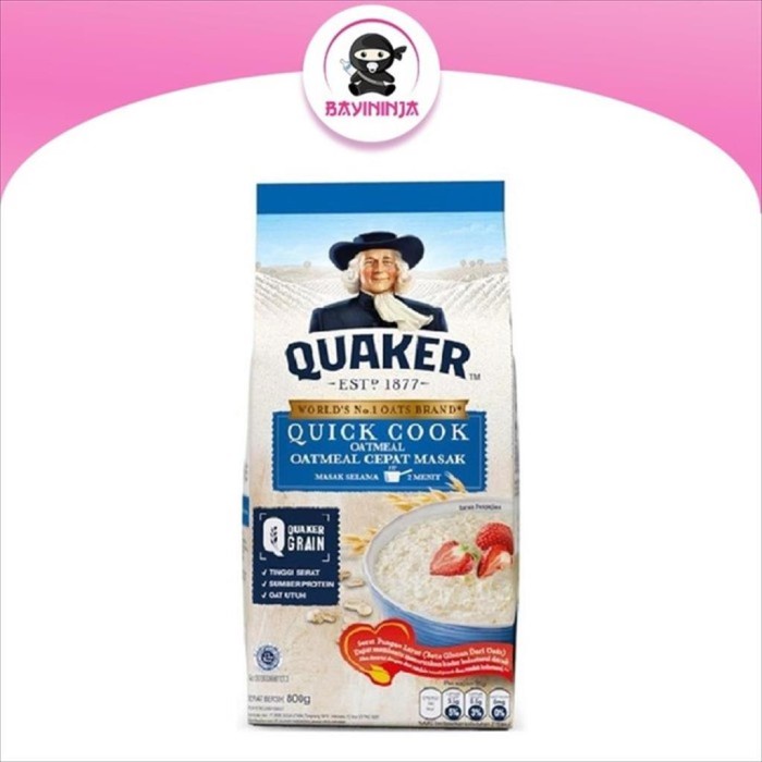 

[BISA COD] QUAKER Quick Cook Oatmeal 800 g