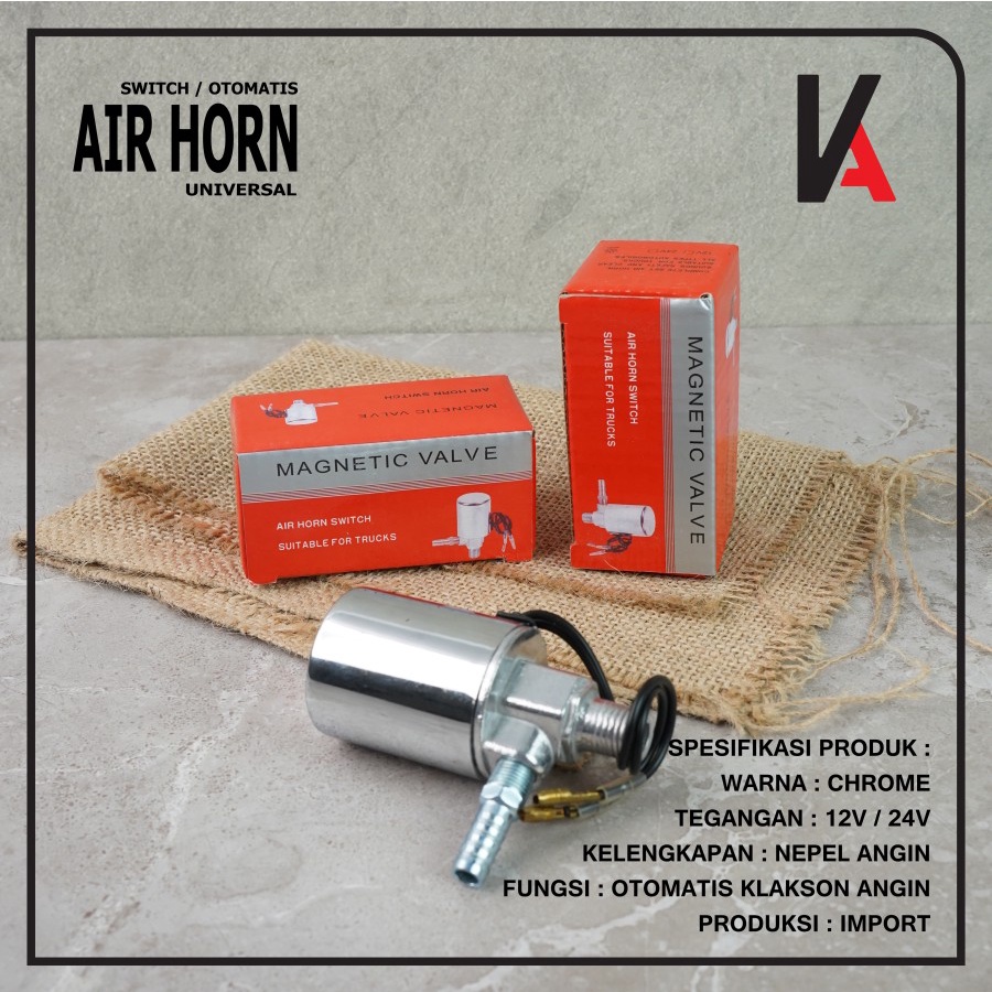 SWITCH AIR HORN/SWIT OTOMATIS KLAKSON ANGIN MOBIL 12V &amp; 24V HORN TECH