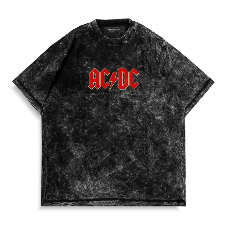 TSHIRT  METALICA OVERSIZE WASHED/ SANDWASH / KAOS BAND / KAOS BAND METAL ROCK / ACDC-2