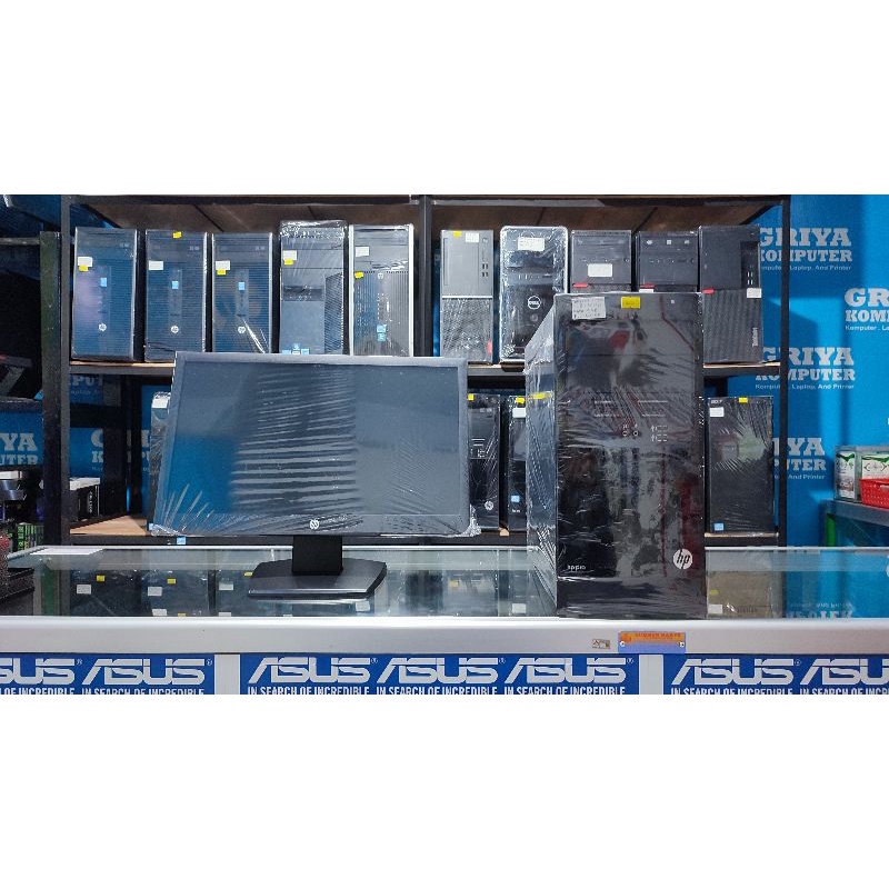 Promo Komputer built up hp second core i5 ram 4gb hdd 500gb monitor 19 inc