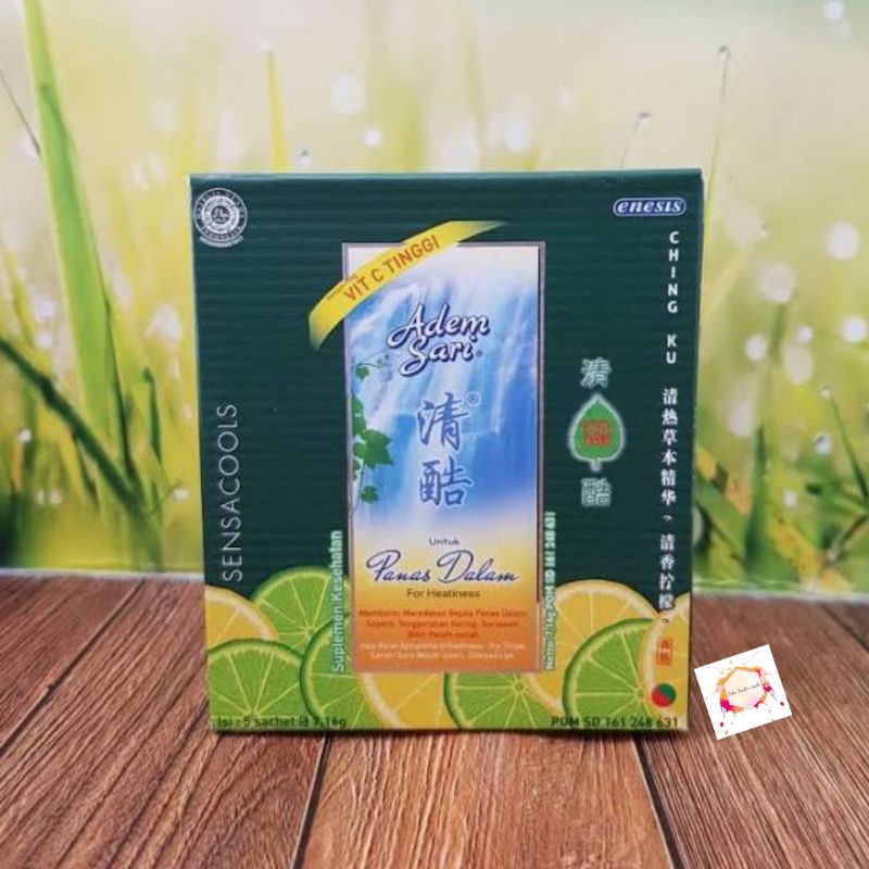 Adem sari box isi 5 sachet || meredakan panas dalam