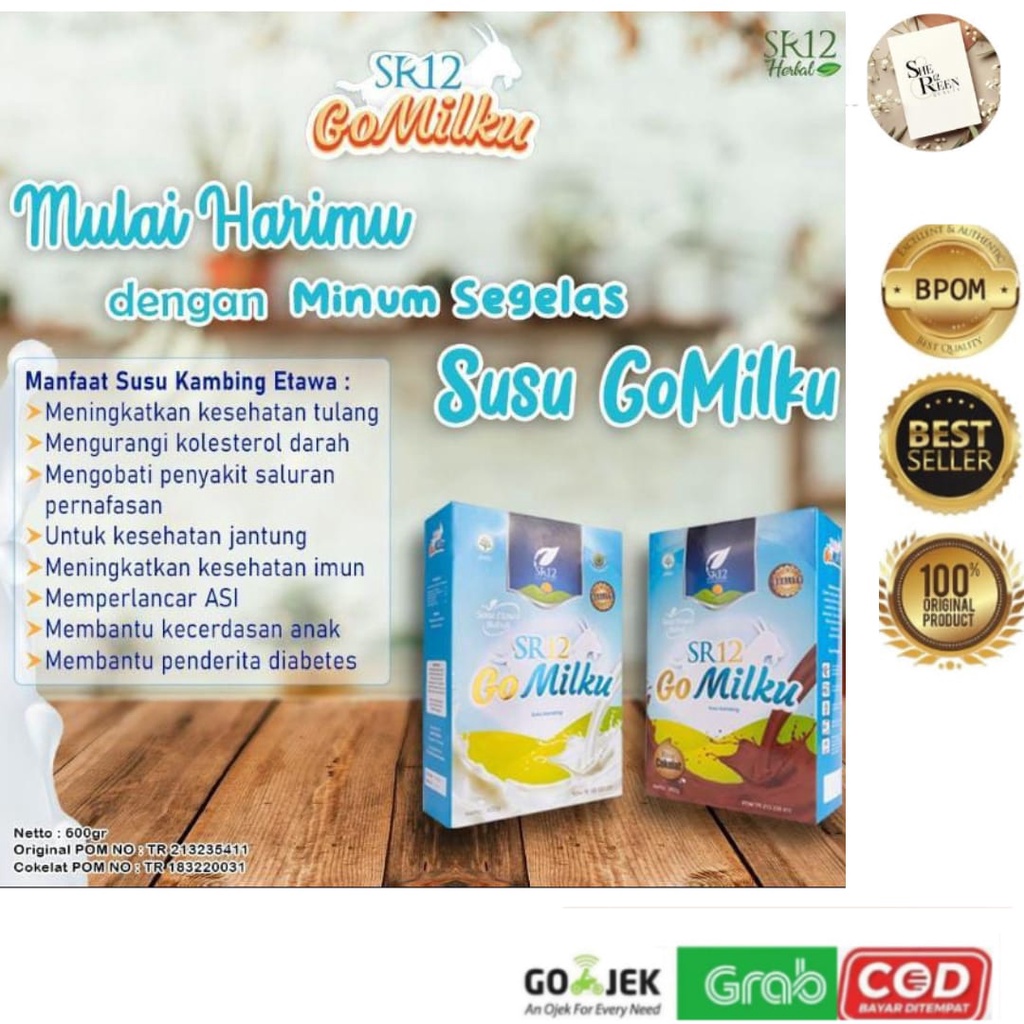 

GOMILKU SR12/Susu Kambing Etawa premium HALAL dan menyehatkan