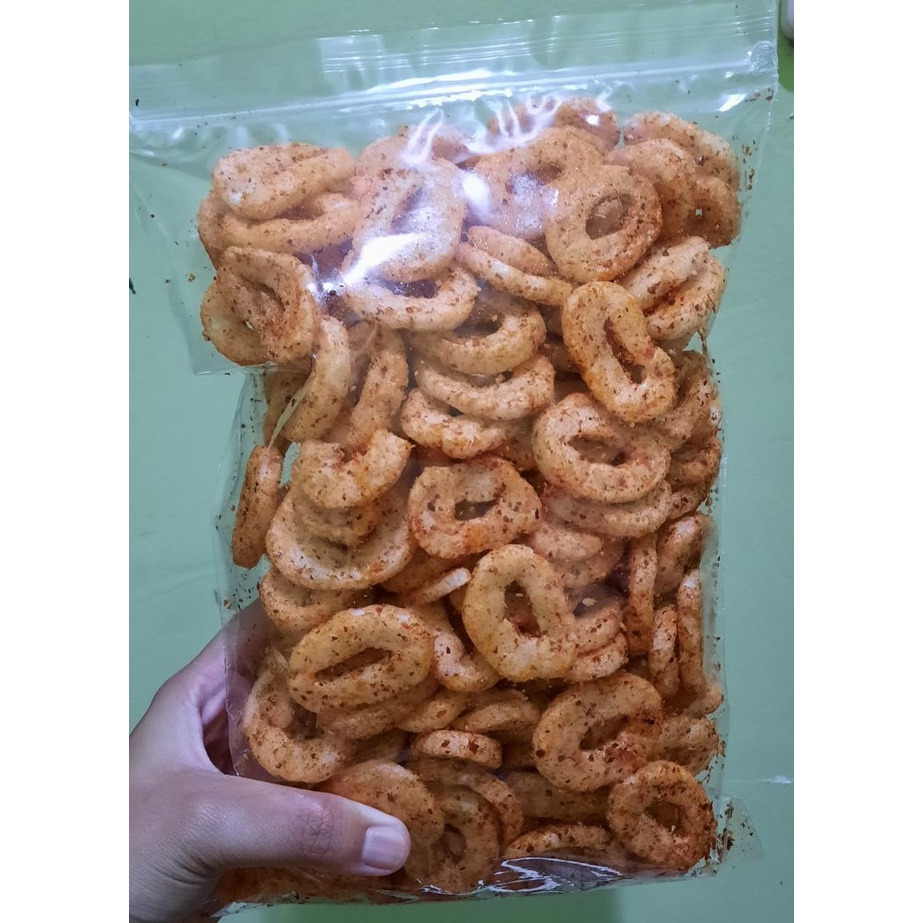 

keripik ring pedas nampol