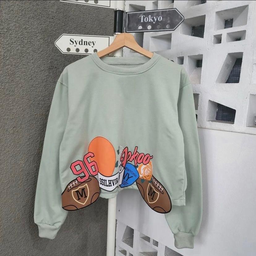 [COD] 96 M RUGBY CROOPE OVERSIZE CREWNECK WANITA