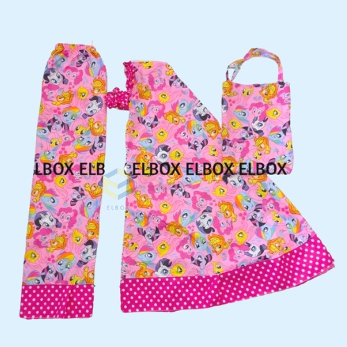 ELBOX MUKENA ANAK KARAKTER 6-12 TAHUN / MUKENA ANAK/ MUKENA JUNIOR/ MUKENA 6-12 TAHUN