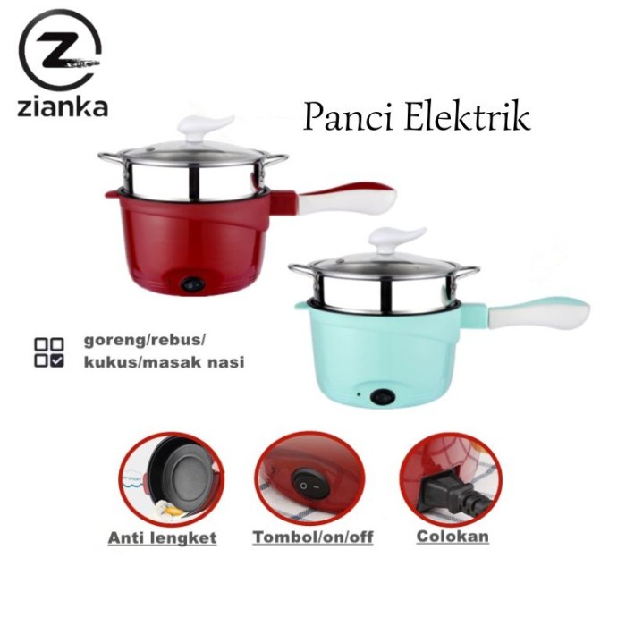panci listrik Panci Elektrik Serbaguna / Panci Travel Listrik Multifungsi(Y1S6) Panci Listrik kukus 