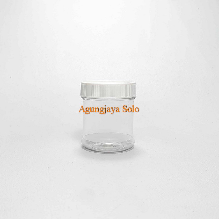 Toples Pet 100 Ml Pet Slay Ring Natural / Toples Plastik / Toples Tutup Plastik / Toples Selai / Top