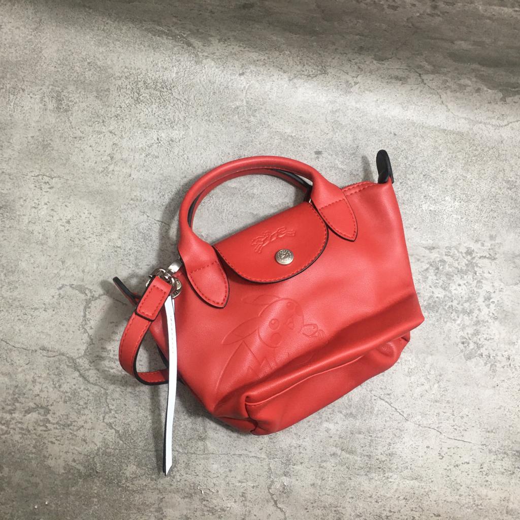 Lngcem Cuir Mini X Pokemon Top Handle Bag