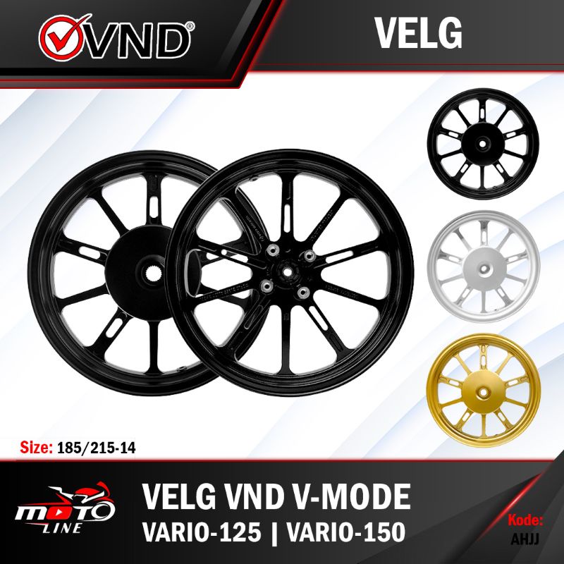 Velg VND Racing V Mode 185x14 & 215x14 - Vario 125 / Vario 150