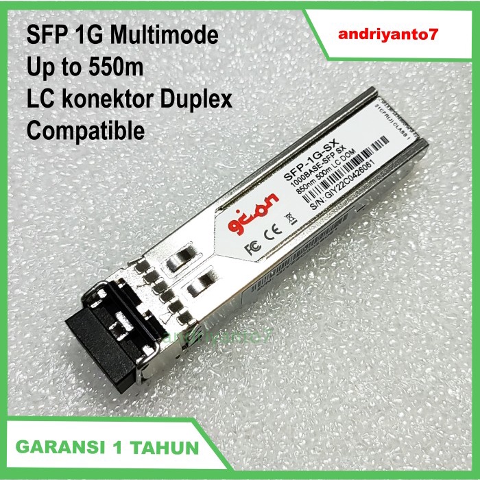 Produk Terbaru Sfp 1G 550M Multimode Compatible Cisco Meraki Ma-Sfp-1Gb-Sx