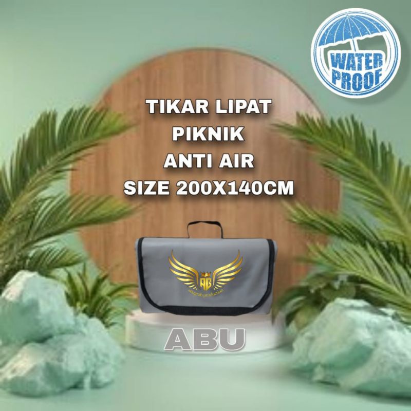 tikar lipat/tikar piknik anti air uk140x200cm