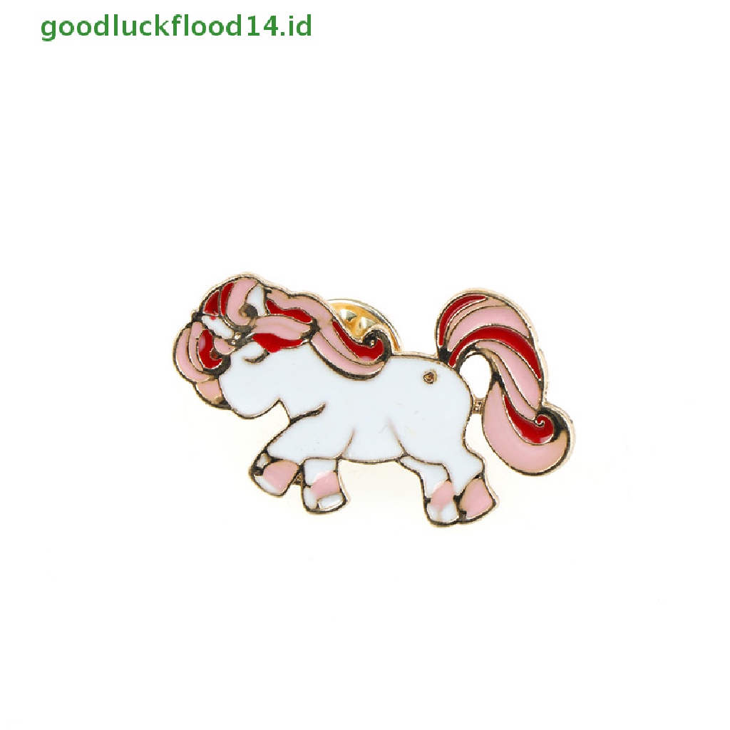 [GOOGFOUR] 1 Pc Kuda Pony Enamel Pin Bros Pin Up Perhiasan Gadis Kecil Hadiah Kekasih Kuda [TOP]