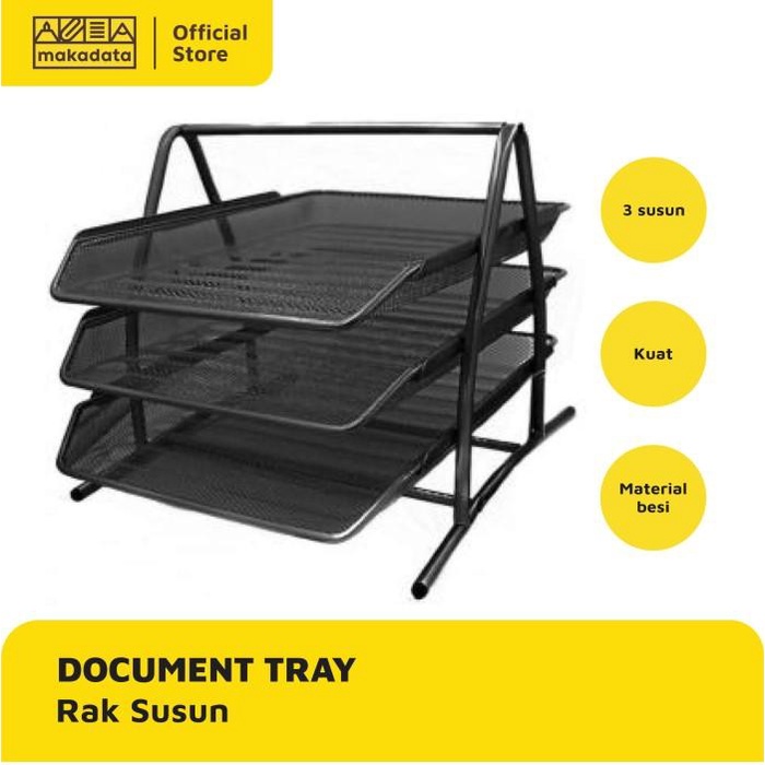 

DOCUMENT TRAY | RAK DOKUMEN BESI SUSUN 3 9205