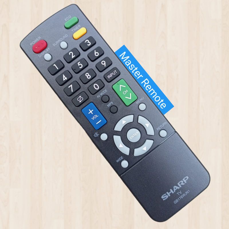 Remote Remot TV SHARP Original Led Lcd Aquos GB176WJN1 Analog Dan Digital