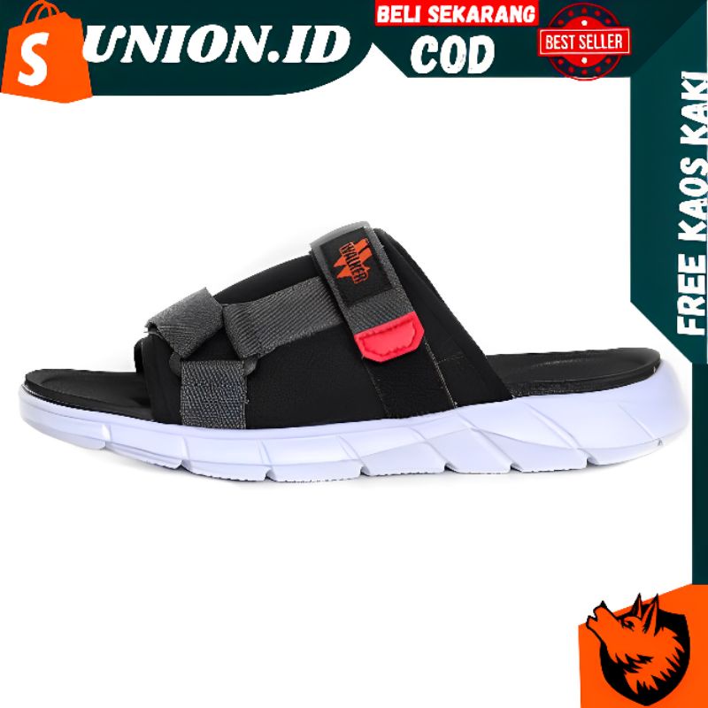 UNION | BIAS Sandal Casual Pria Slide Hangout Santai Slipers Cowo/Cowok Premiun Slide Pria Gaya Trendy Terbaru 2023