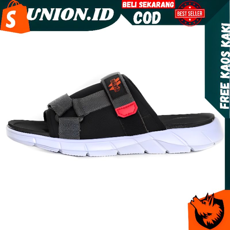 UNION | BIAS Sandal Casual Pria Slide Hangout Santai Slipers Cowo/Cowok Premiun Slide Pria Gaya Trendy Terbaru 2023