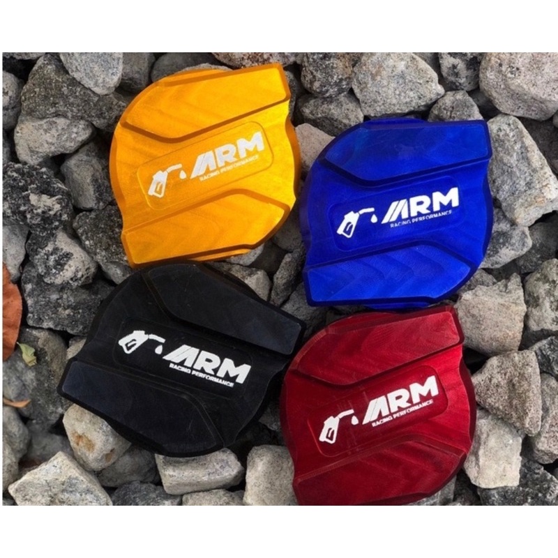 Cover Tutup Tangki ARM Arumi Asli Full Cnc Import , Universal Bisa Untuk Semua Motor Matic | Bebek | Sport