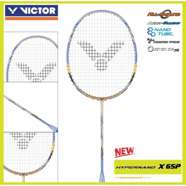 Raket Badminton Victor Hypernano X 6SP 6 SP