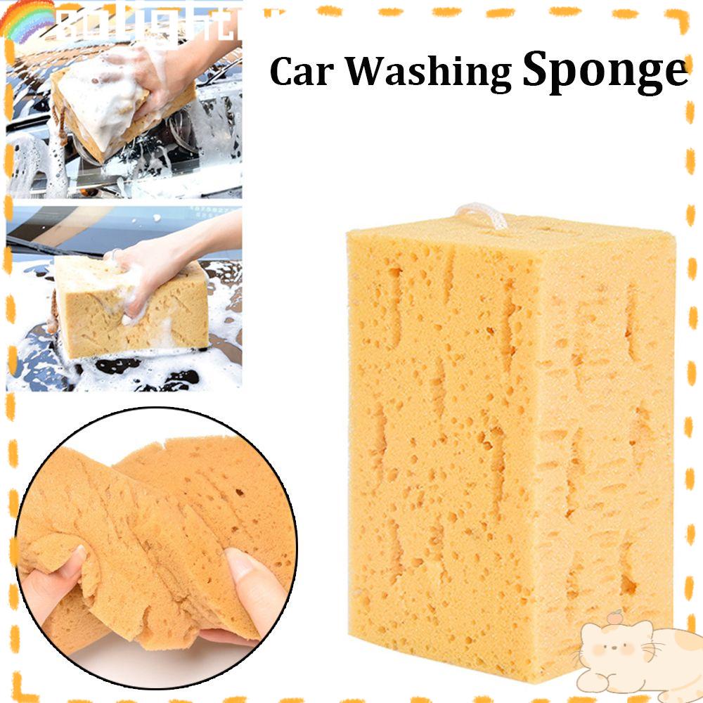 Solighter Spons Cuci Mobil Mudah Digunakan Alat Portable Rumah Tangga Scouring Pad