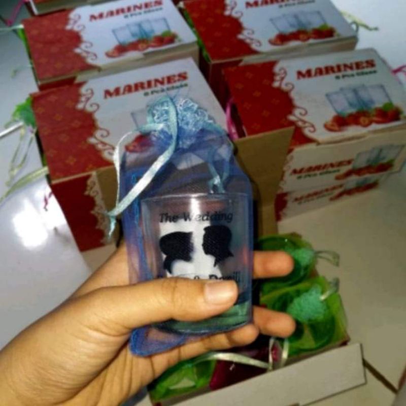 Trisna Souvenir Gelas Sloki Murah Souvenir Gelas Kecil Souvenir Gelas Murah Souvenir Pernikahan