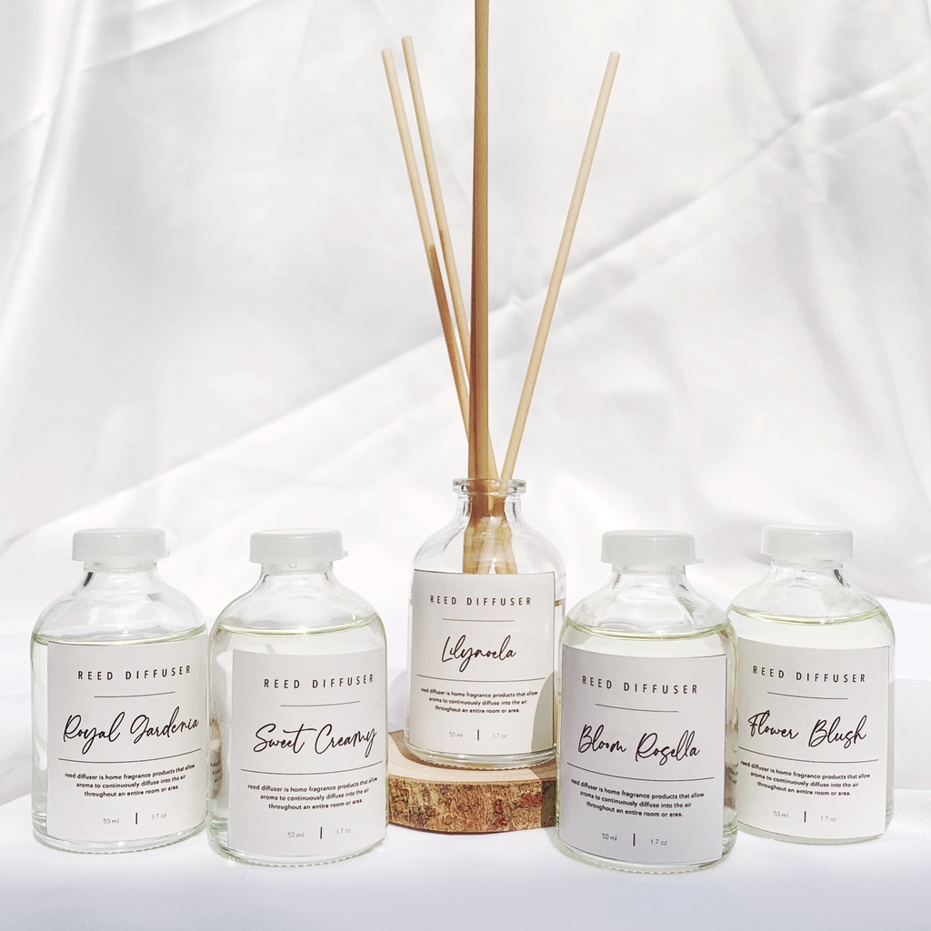 Reed diffuser pengharum ruangan aromaterapi dekorasi hadiah souvenir