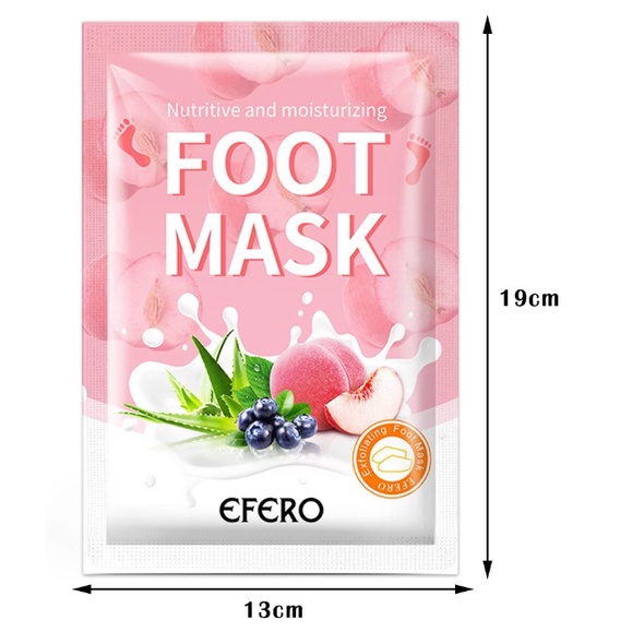 EFERO Foot Mask / EFERO Masker Kaki - CHERRY