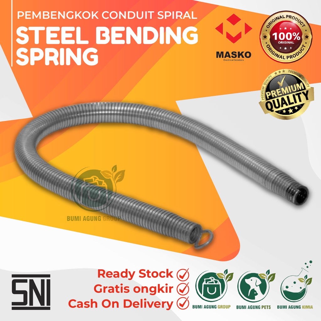 STEEL BENDING SPRING PIPA PENEKUK 20 / 16 MM PEMBENGKOK CONDUIT SPIRAL