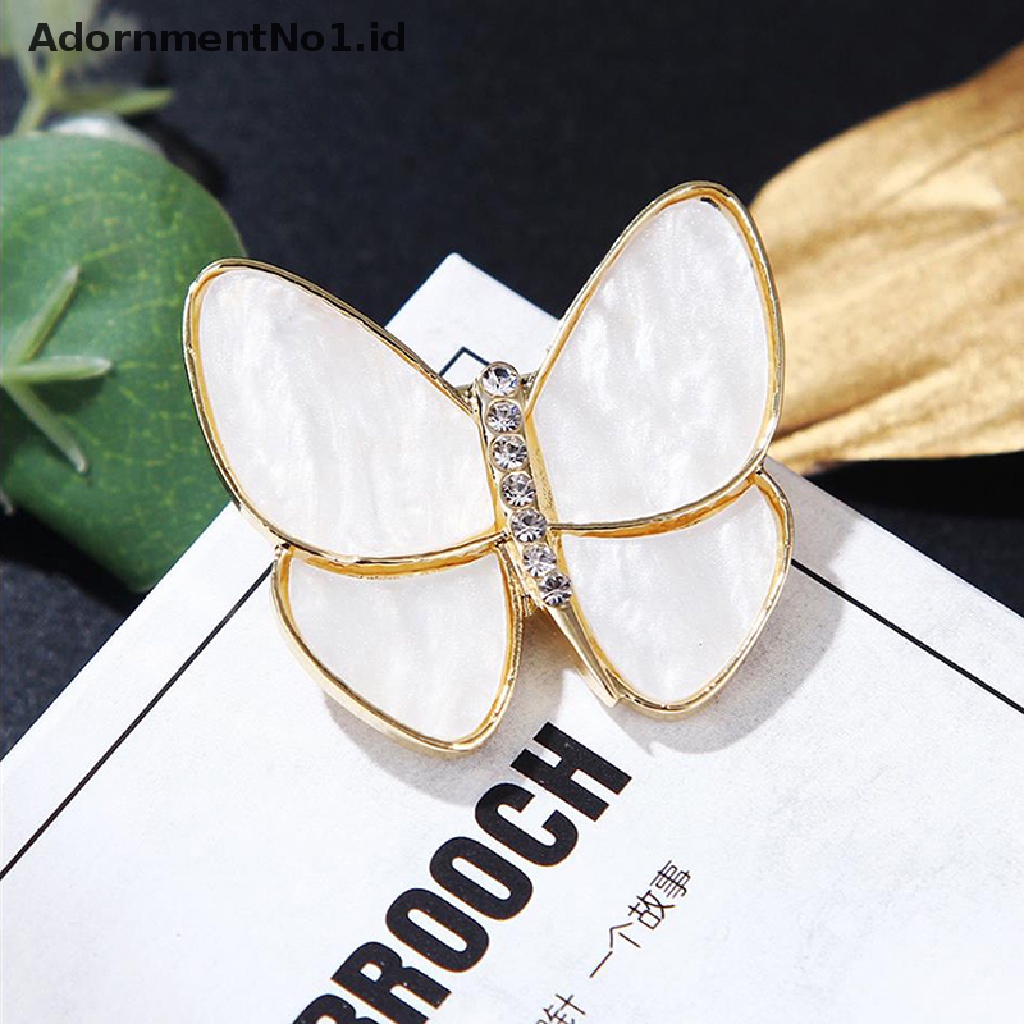 [AdornmentNo1] 1pc Pakaian Butterfly Pin Bros Pin Fashion Hadiah Untuk Wanita Perempuan Perhiasan Pesta [ID]