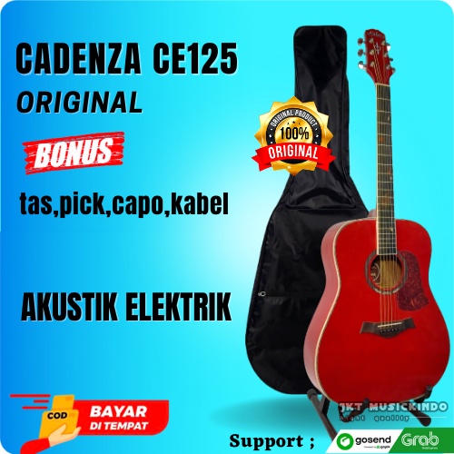 Gitar akustik elektrik CADENZA ORIGINAL CE125 guitar akustik elektrik