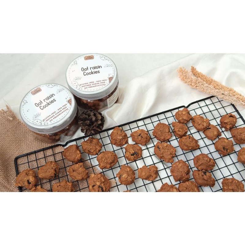 

Gluten free oat raisin cookies 85gr