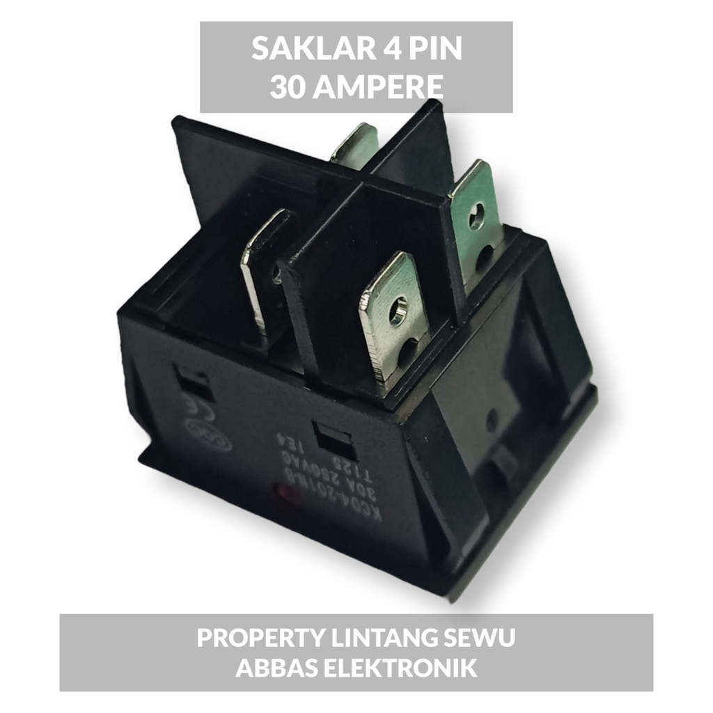 saklar power switch on off ampli mesin las inverter 30 ampere original  4 kaki pin 30amper saklar galon saklar 30 A