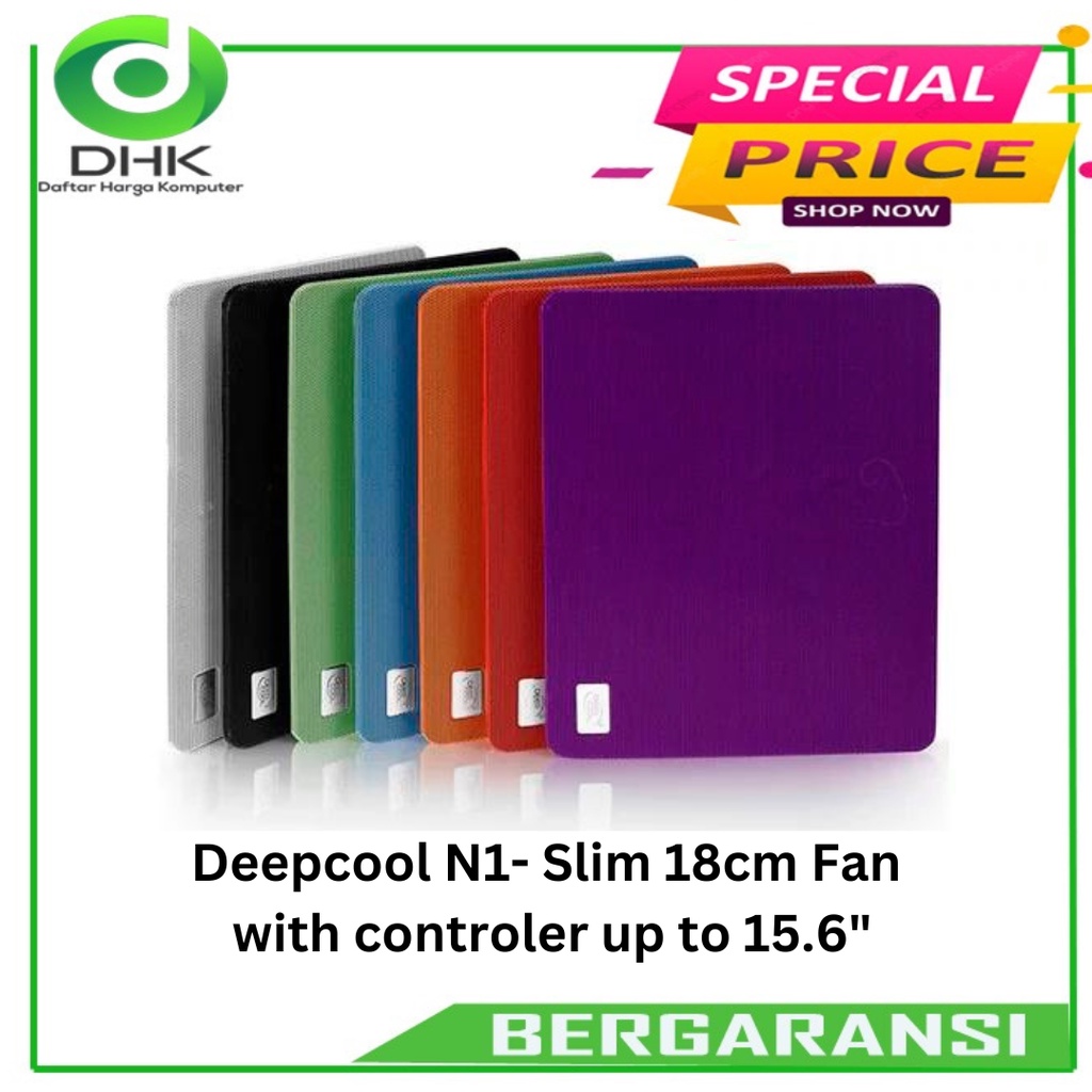 Cooling Pad Deepcool N1- Slim 18cm Fan with controler up to 15.6&quot;