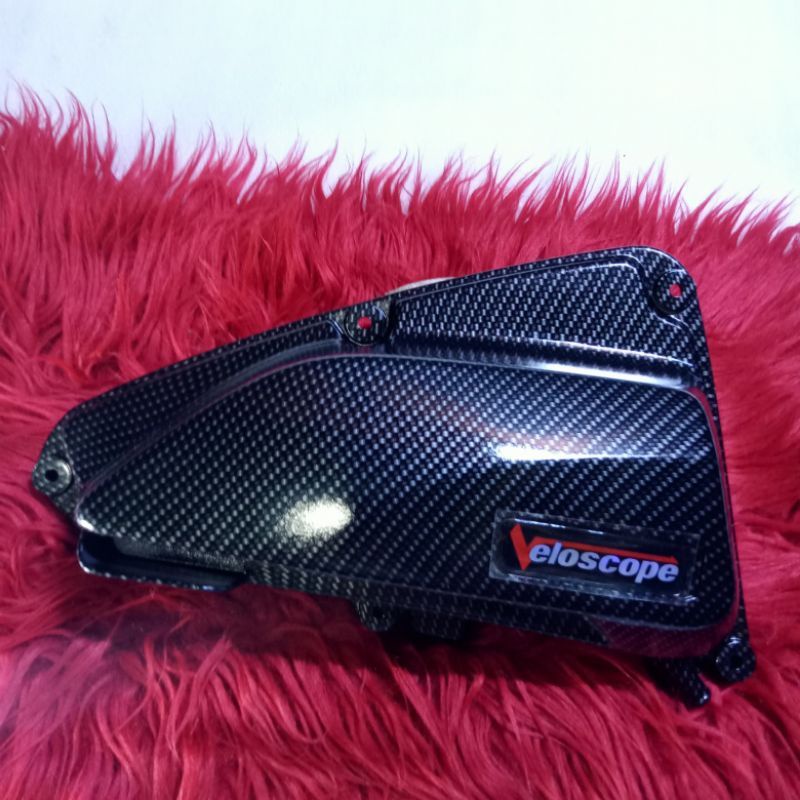 Cover Filter Udara Carbon WTP Honda Beat, Scoopy, Genio 2021