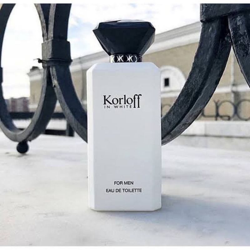 100% ORIGINAL KORLOFF IN WHITE EDT 88ml FOR MEN