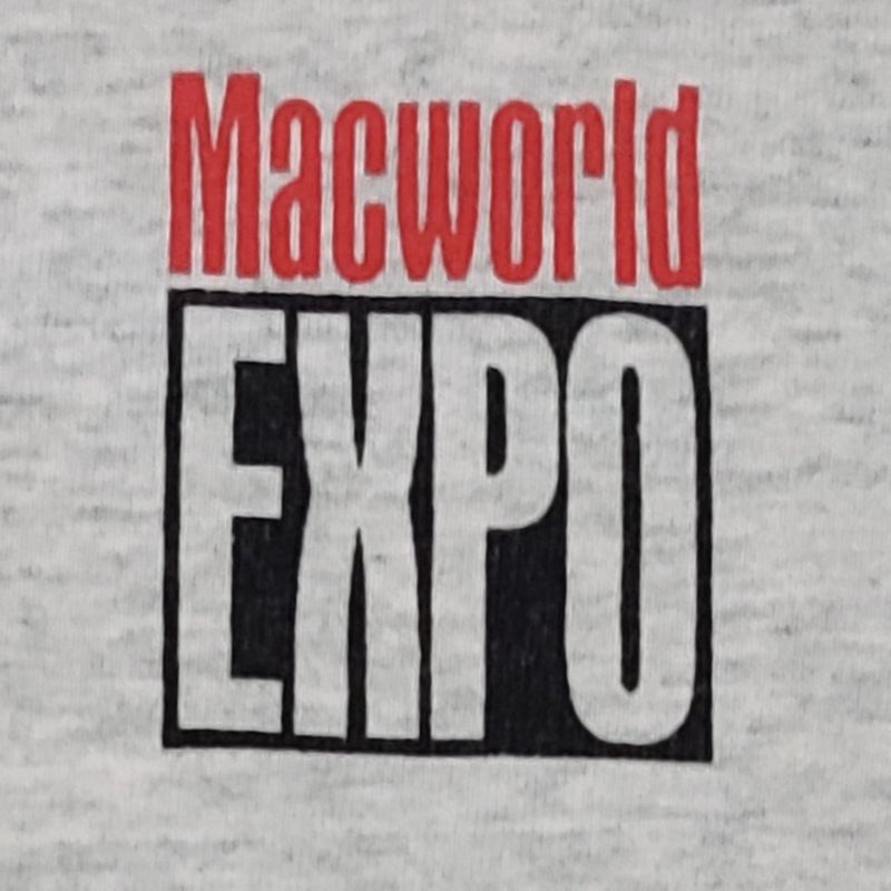 Vintage 90s APPLE Tee Macworld EXPO