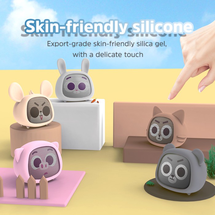 Kivee Wireless Portable Bluetooth Speaker Portable Lucu Dan Mini Mw01