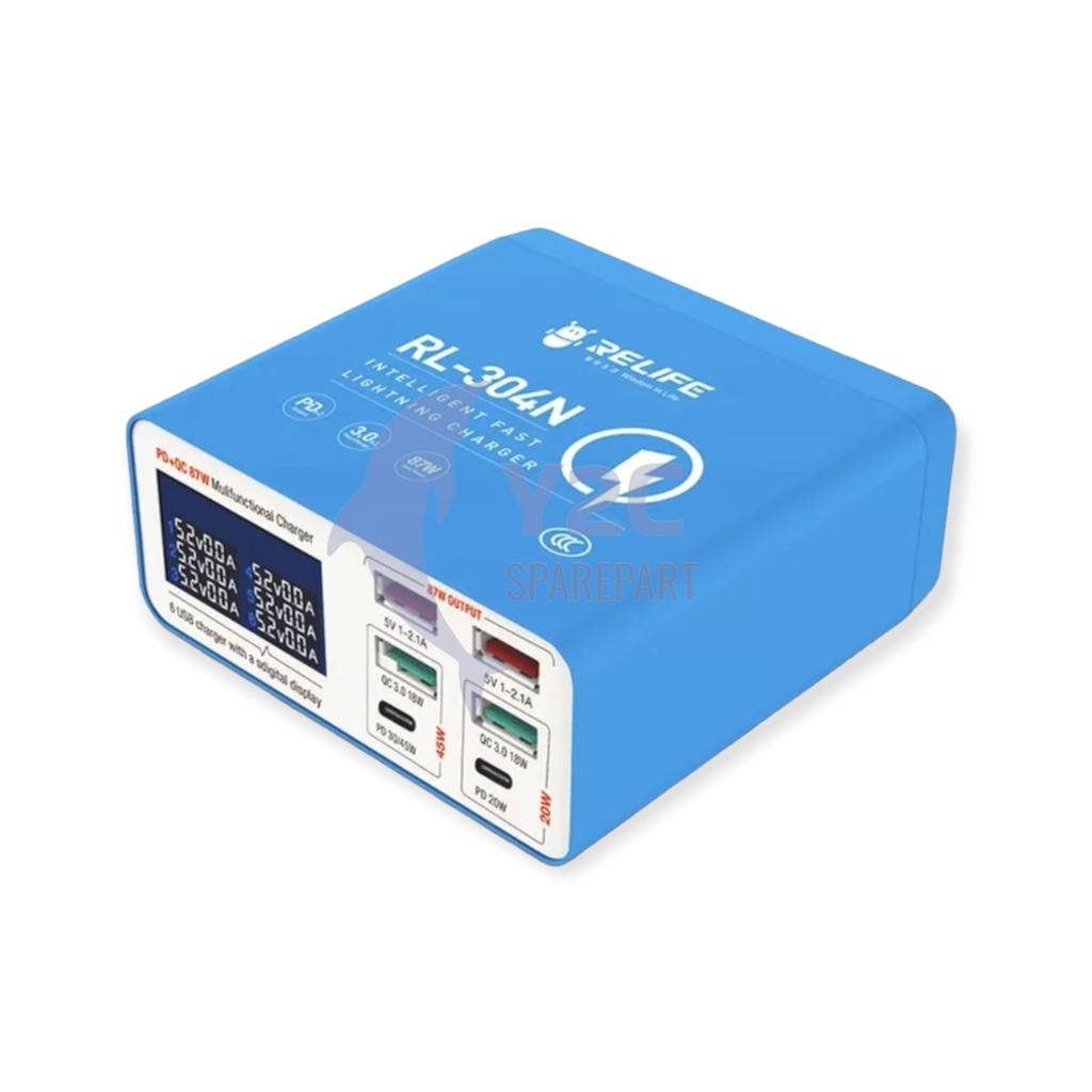 ADAPTOR SMART RELIFE RL-304N 6 PORT USB / ALAT SERVIS SRVICE HP