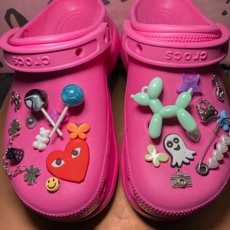 Jibbitz Crocs Charm / Hiasan Tempelan Crocs LABUBU (Marble)