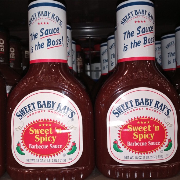 

Sweet baby ray's sweet & spicy bbq sauce 510gr