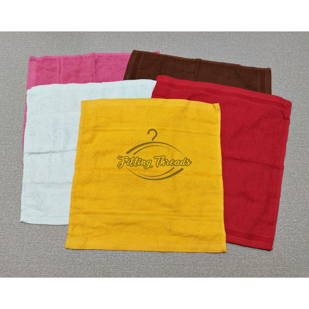 3 Pcs Sapu Tangan Handuk 30x30 cm / Lap Muka Handuk / SapuTangan Handuk Microfiber / Lap Tangan