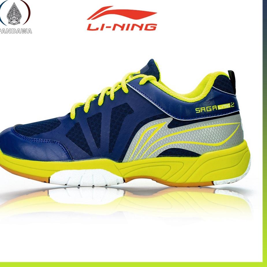 PREMIUMCꕥ Sepatu Badminton Lining Saga lite 2/ Sepatu Olahraga Pria 397