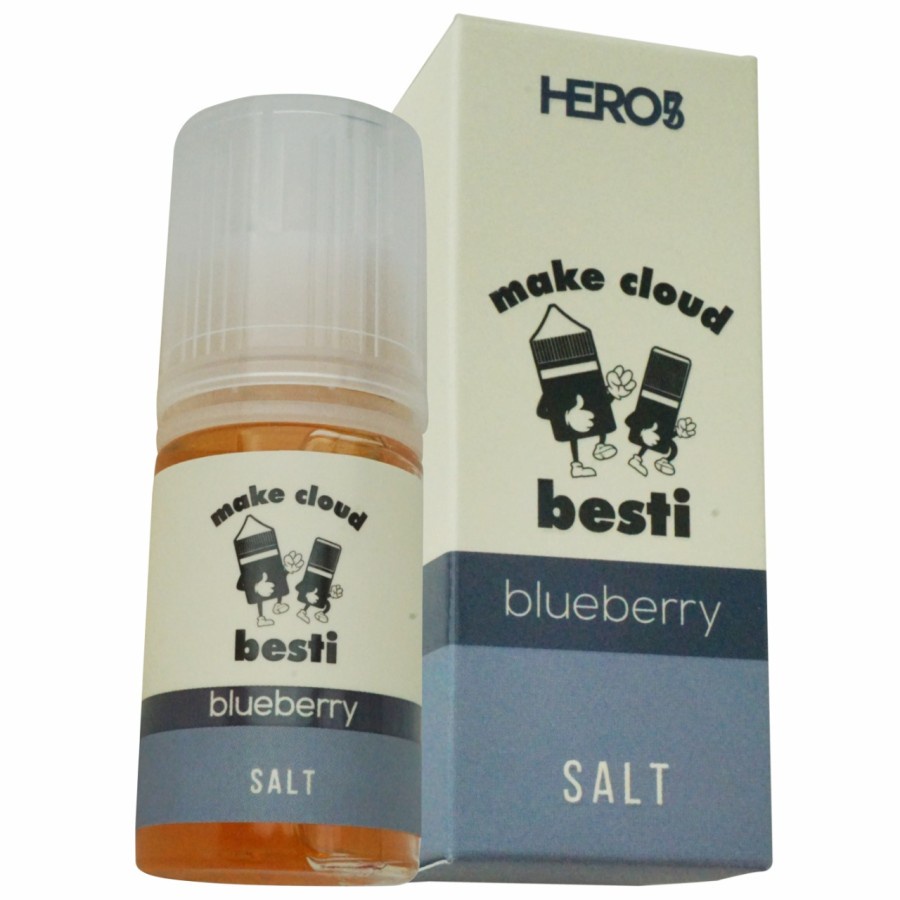 NEW &amp; AUTHEN LIQUID BESTI SALT NICOTINE BY HERO57 - BLUEBERRY