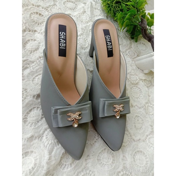 HEELS WANITA/SANDAL BIANCA BY SHABI.SHOES