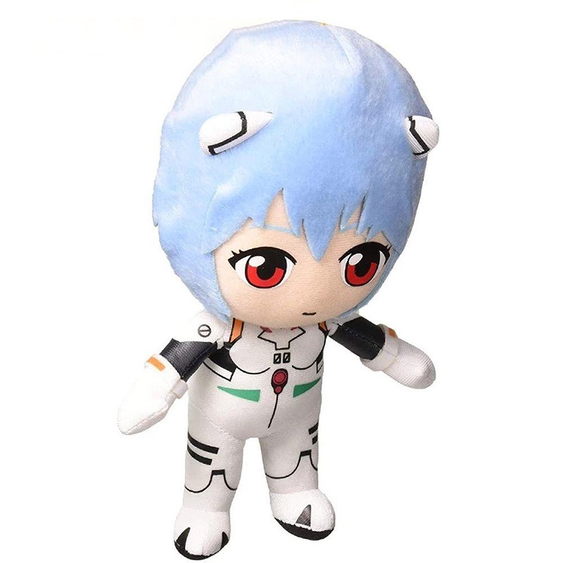 22cm Boneka Mainan Mewah Rei Lucu Anime Evangelion Kawaii Ray Ayanami Stuffed Plushies Doll Mainan Untuk Anak