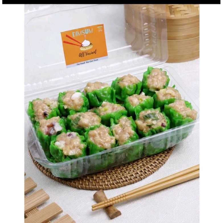 

DImsum hijau toping cumi isi 10