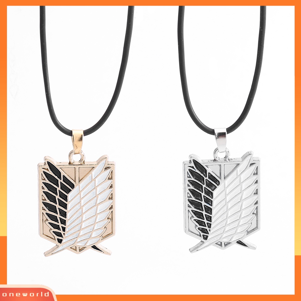 {oneworld} Kalung Lucu Kreatif Attack On Titan Cosplay Anime Kalung Untuk Wanita