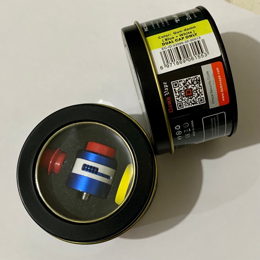 ORIGINAL RDA NITROUS DUAL CAP ONLY 22MM GUNDAM BY KOKO SARANG