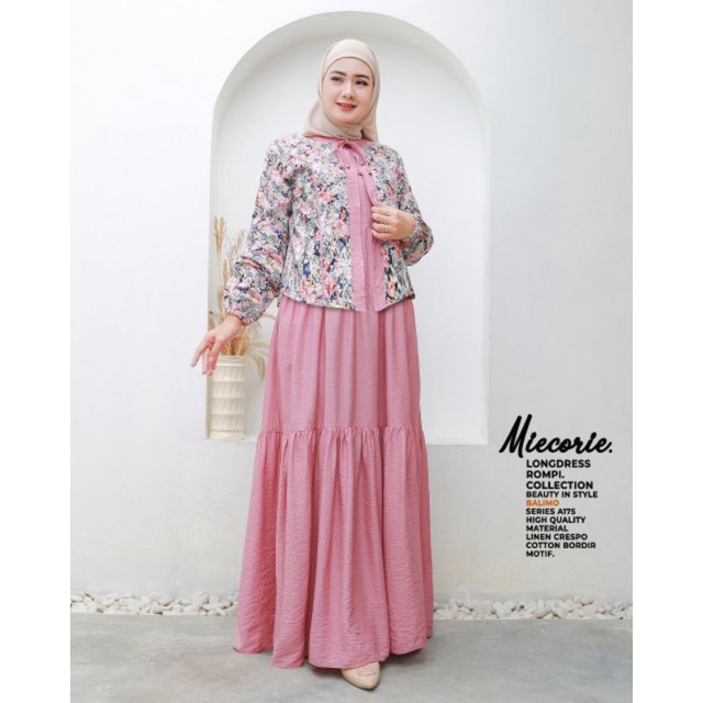 Gamis Wanita 2in1 Miecorie Dress by Balimo