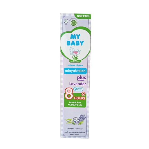 MY BABY minyak Telon 60ml, 90ml, 150ml 8jam dan 12 jam anti nyamuk